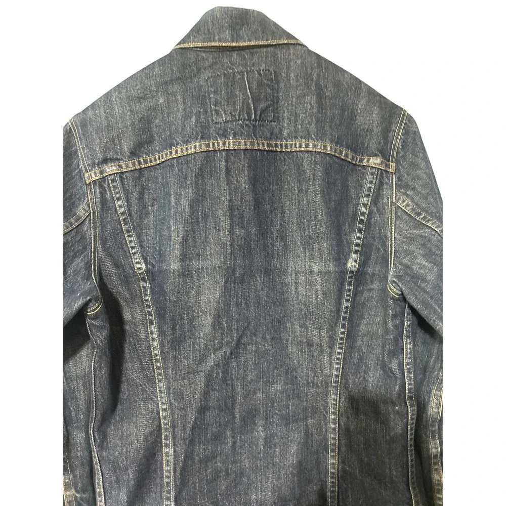 Vintage Levis Type III Trucker Jacket Dark Wash Denim Small Made in USA